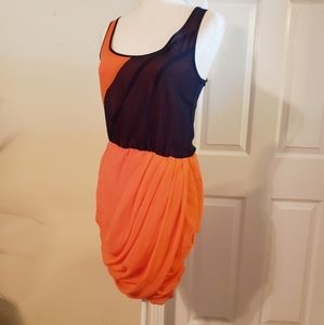 Pure Sugar Sexy soft two tones Orange/Navy Sz-XS